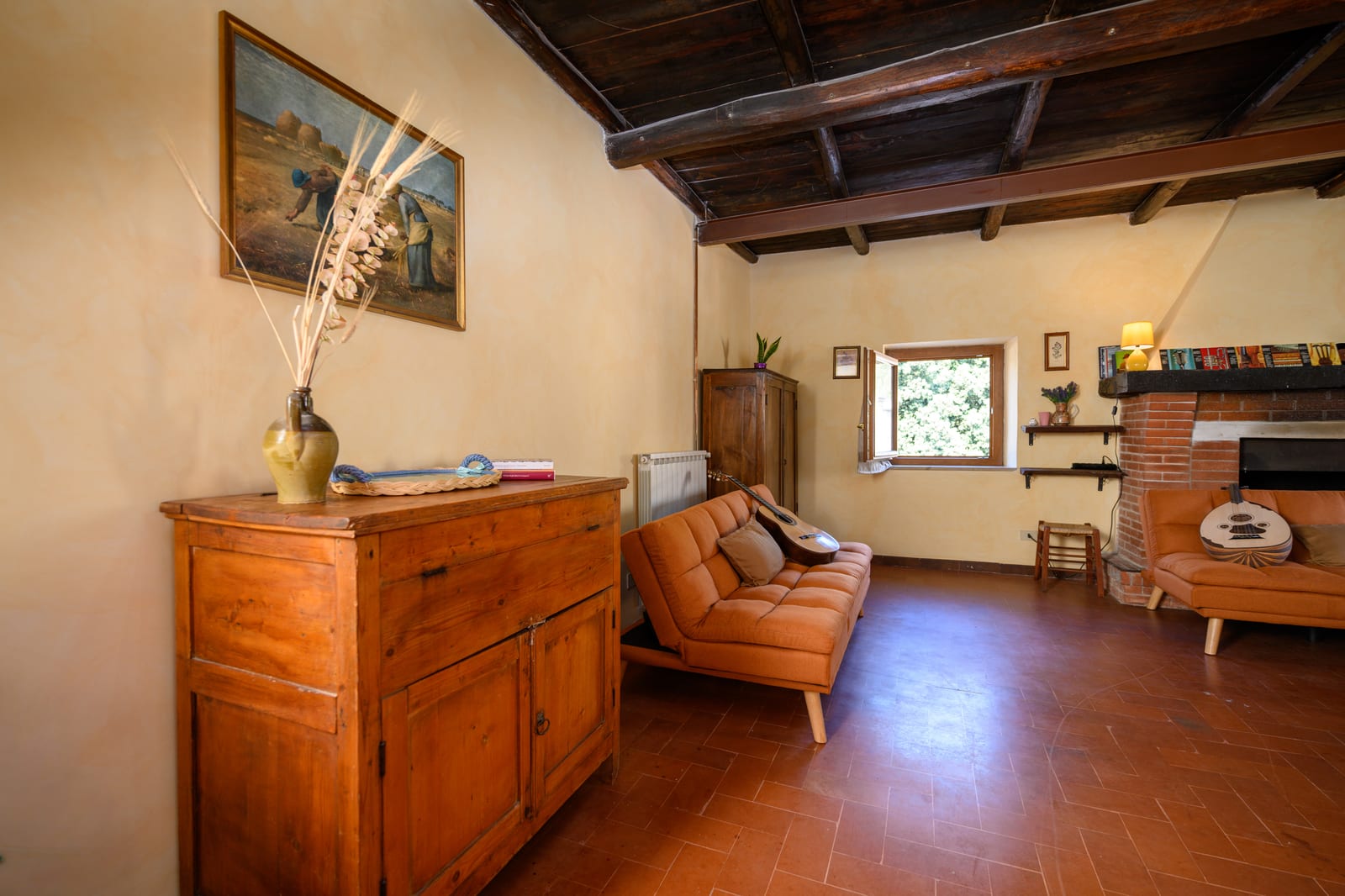 Zona living, Casa del Castello
