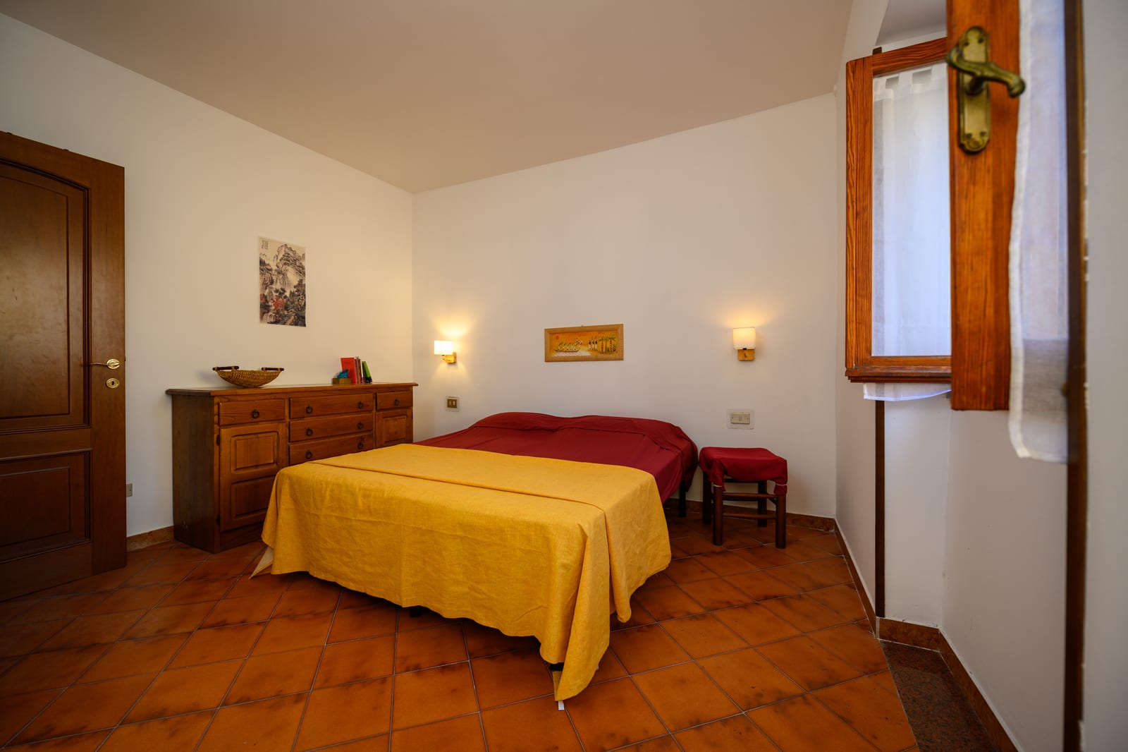 Camera matrimoniale, Casa delle Colline
